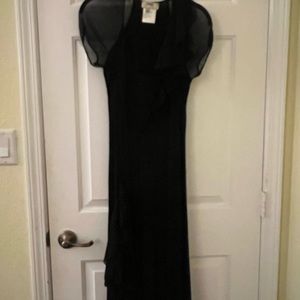 Fuzzi Jean-Paul Gaultier black mesh midi Dress size medium